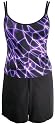 Reebok Women's Water Cubes Tankini & Jogger 2Pc