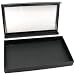Black Display Case Box Necklace Bracelet Showcase Tray