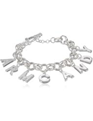Kenneth Cole New York "Bracelet Item" Silver Arm Candy Charm Toggle Bracelet, 7.5"