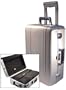 ZERO Halliburton ZR21 Silver 21 in. Wheeled Carry On in Satin Silver