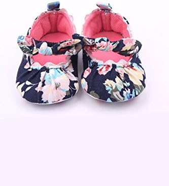 Ittar Toddlers Girl Infant Flower Soft Antiskid Prewalker Trainer Sneaker Crib Shoes Size 13(12-18M)