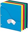 Pendaflex 32900 Slash Pocket Project Folders, Jacket, Letter, Five Colors, 10/Pack