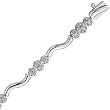 10K White Gold 1/2 ct. Diamond Tennis Bracelet