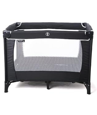 sleep tight travel cot - jet black