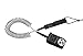 PGM SUP Surf Leash 10' Coiled 8.0mm Cord ,Surfboard-Free Standing Paddle Board Leash-Comfortable and Durable