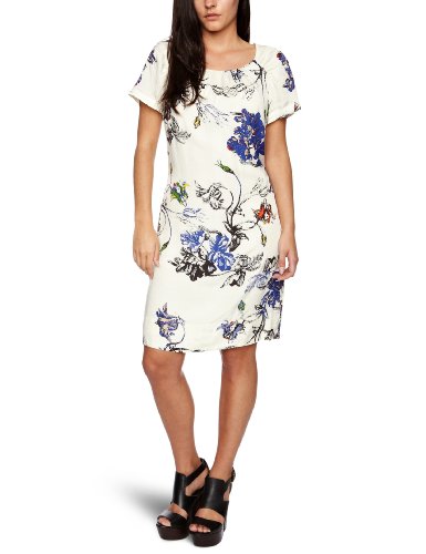 InWear Damen Kleid (knielang), gebl&uuml;mt C45155001/Ranee, Gr. 36, Blau (2K6 Deep Ocean Blue) Preisvergleich
