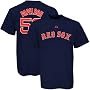 Majestic Boston Red Sox #58 Jonathan Papelbon Navy Blue Players T-shirt