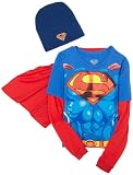 Bioworld Boys 2-7 Superman Twofer Costume Tee With Beanie