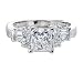 CERTIFIED PRINCESS CUT DIAMOND 1.81 CT E SI1 - 18 KARAT
