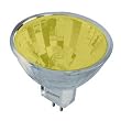 Bulbrite 637420 - FTD/Y - Yellow 20 Watt MR11 Style Halogen Light Bulb, 12 Volt, 36 Degree Beam Spread