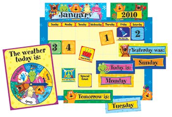 New Edupress Jungle Animal Fun Calendar Kit 30 
