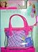 Barbie on the Go Fashions  PINK Clear Handbag, PURPLE Top, Patterned Pants & Shoes