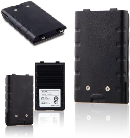 Gdealer 4 Pack 7.2 V 1650mAh Ni-MH Portable Two-Way Radio Interphone Battery for YAESU / Vertex Standard Portable Radios VX-110, VX-120, VX-127, VX-150, VX-160, VX-170, VX-177, VX-180, VX-210VX-210A compatible with YAESU / Vertex Standard FNB-V57, FNB-V57H, FNB-64, FNB-64H, FNB-83, FNB-83H STANDARD HORIZON FNB-83