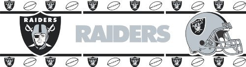 Oakland Raiders NFL Wallpaper Border