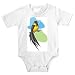 Onesie with wild, paradise, life, widow, birds, genus, paradisea, bird, vidua
