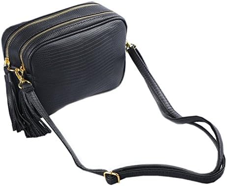 Korea Stylish Fashion Women's Benzen Mini Clutch Bag Cross Handbag Pouch (Black)