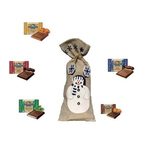 Ghirardelli Chocolate Squares Holiday Gift Bag, 15 Chocolate Squares