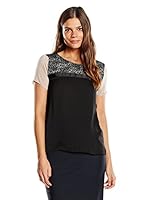 Oltre Camiseta Manga Corta (Negro / Marfil)