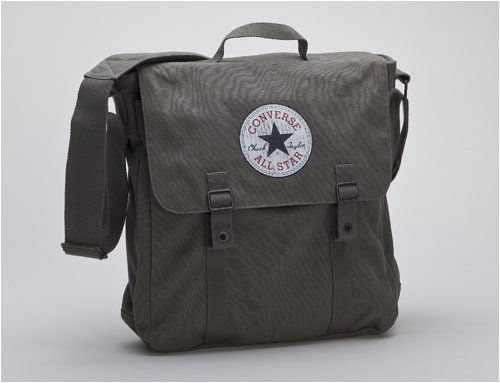 CONVERSE Umh&auml;ngetasche VINTAGE PATCH Notebook Tasche 15,4" grau