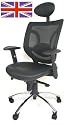 Lindo Fully Adjustable Black Executive Ergonomic Designer Office Chair 20KG ***POPULAR CHAIR-DISCOUNT APPLIED!***