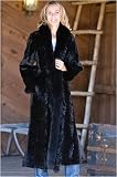 Women's Reversible Full Length Mink & Silk Coat
