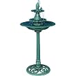 Alpine Bird Bath Fountain with Fish