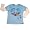 Junk Food - Girls Long Sleeve Elmo Tee Shirt, Light Blue, White (Size 6X)