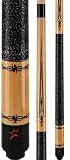 McDermott Two Piece Billiards Pool Cue Stick w/ Razor Barbed Wire Star