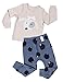 UniFriend Premium 100% COTTON Baby and Little Girls' 2 Piece Cotton Pajama 6M~8Y