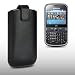SAMSUNG CH@T 335 BLACK GENUINE LEATHER CASE, BY CELLAPOD CASES