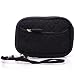 Black Quilted Neoprene Sleeve Carrying Case with Front Zipper Pocket for Nikon Coolpix L610 IS Digital Point & Shoot Camera + EnvyDeal Velcro Cable Tie