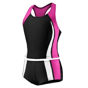 Speedo Girls 7-16 Sonic Splice Tankini Set Swimsuit
