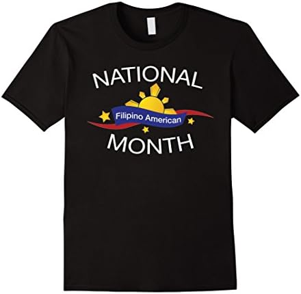 Men's National Filipino American Month Pinoy T-Shirt  XL Black