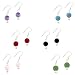 Set of 6 Sterling Silver 8mm Genuine Rose Quartz, Onyx, Aven