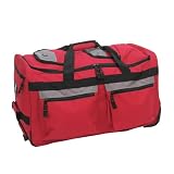 Olympia 26 8 Pocket Rolling Duffel Bag