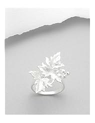 Leaf Ring In 92.5 Sterling Silver