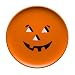 Waechtersbach Pumpkin Face Coupe Salad Plate, Set of 4, Orange