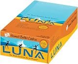 Luna Bars, 1 Box 15 Bars per Box, Peanut Butter Cookie