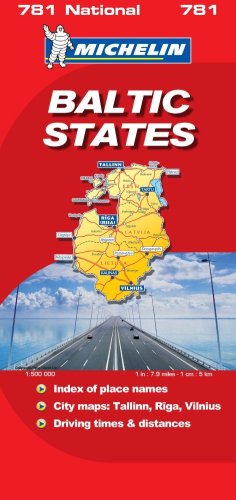 baltic states 2007 michelin national maps
