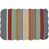 Seashore Stripes Multicolored Novelty Rug Size: 2' x 3'