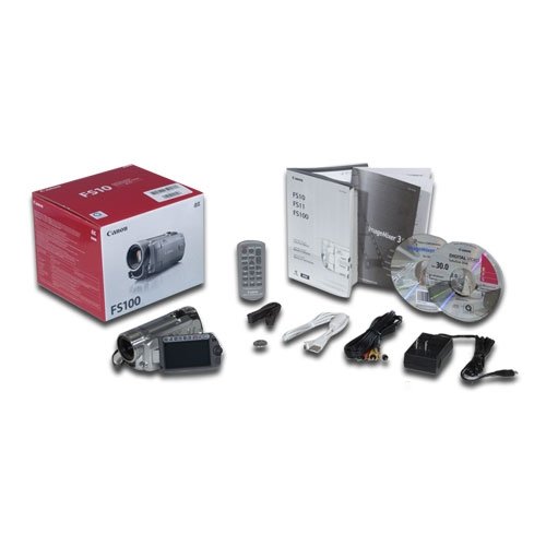 Cheap Canon FS100 Flash Memory Camcorder with 48x Advanced Zoom (Silver)