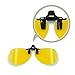 Besgoods Polarized Clip-on Sunglasses Yellow Night Vision Driving Outdoor