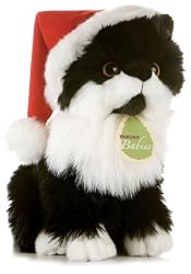 AURORA JOLLY KITTY CHRISTMAS PLUSH