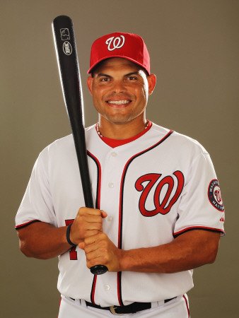 Washington Nationals Photo Day, VIERA, FL - FEBRUARY 25: Ivan Rodriguez Photographic Poster Print by Al Bello, 18x24