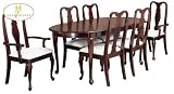 Home Elegance 3015-1 Queen Anne Arm Chair Pack of 2