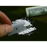 A Hand Dividing up a Pile of Cocaine with a Razor Blade Artists Photographic Poster Print... by AllPosters.com