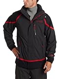 Columbia Men's Bugaboo Tech Parka (Coal/Black/Hot Rod, Large)