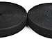 Kipokalor 1 inch 25 Yards Black Sew on Hook and Loop Loop Sew On Fasteners (25Yards, Black)