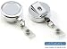 Chrome Heavy Duty Badge Reel x 1