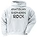 Anatolian Shepherds Rock Adult Hooded Sweatshirt (Hoodie / Hoody) Various Colors